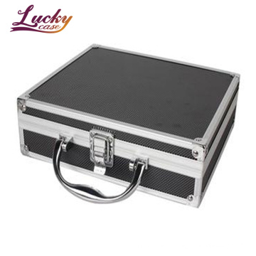 Professional Manufacturing Black Aluminum Carrying Case Portable Brief Case Aluminum Tools Storage Custom Aluminum Case